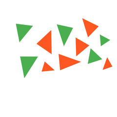 colorful triangle pattern background