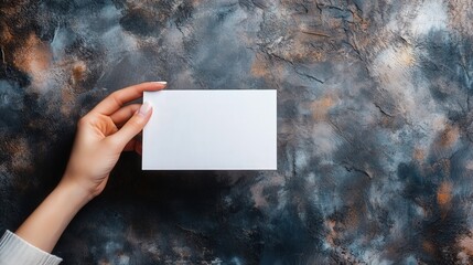 blank card against a backdrop of rich, dark textures, inviting personalization or creativity in design.