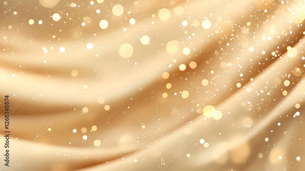 Aufkleber elegant soft fabric with shimmering glitter and bokeh effect
