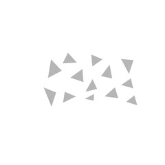 geometric triangle fraction pattern