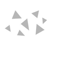 geometric triangle fraction pattern