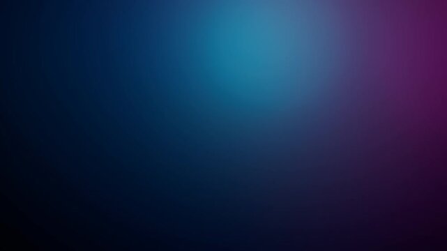 Soft diffuse color gradient loop animation in blue, purple, and cyan creates a lovely background.