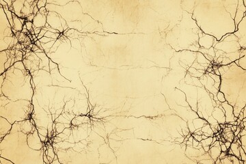 Abstract design featuring network of lines and aged background