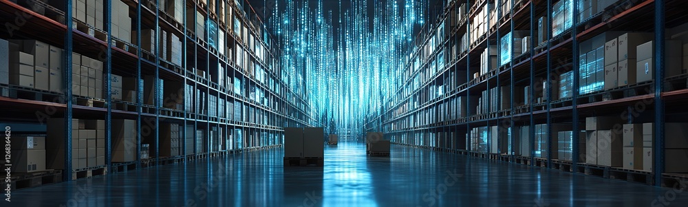 Poster digital inventory management system: optimizing warehouse efficiency with advanced technology for st