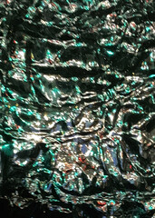 Metallic Texture Abstract Art Futuristic Design Dreamy Light and Reflection Sci-Fi Background Mysterious Mood Mirror Reflection Interwoven Light and Shadow Experimental Photography  Future Technology