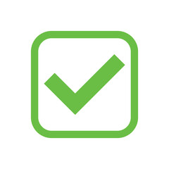 check mark and tick mark icon set. accept approved icon. vector illustration.