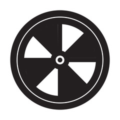 wheel icon logo vector design