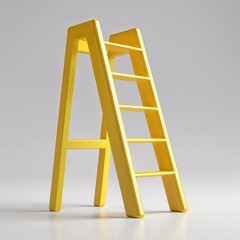 3d golden ladder