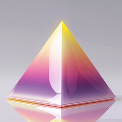 abstract background with colorful triangles