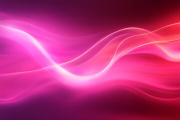 Naklejka premium Abstract pink waves background