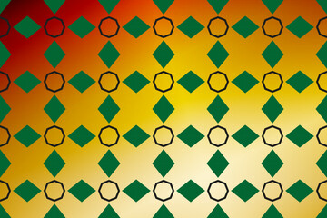 Fototapeta premium Set of geometric seamless patterns creating bold geometric designs for various purposes.