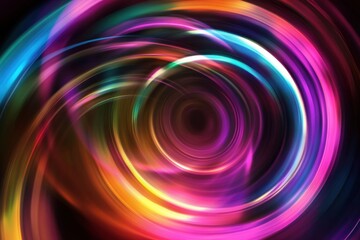 Vibrant Abstract Swirling Colors Creating Energy And Motion In A Dynamic Design Suitable For Posters And Banners