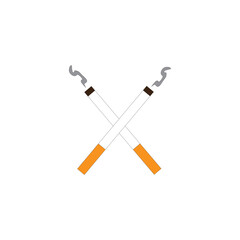 cigarette vector icon design image