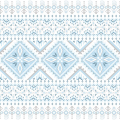 Fototapeta premium Geometric ethnic, fabric, silk, Navajo, tribal, Traditional, chevron, illustration, textile pattern, design.