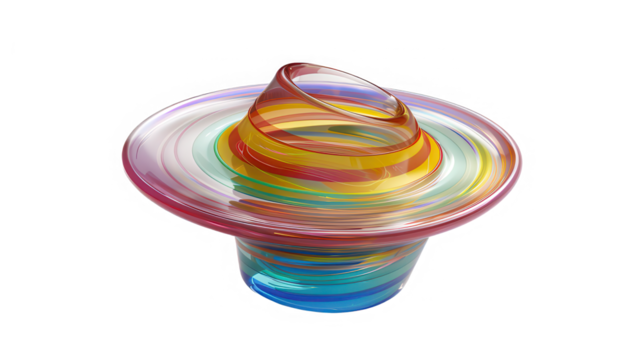 Spinning Top Toy – Transparent Background