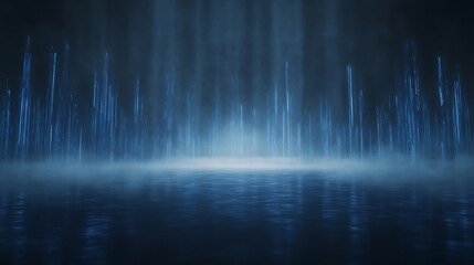 Futuristic sci-fi skyscraper with sleek reflective surfaces in a modern urban setting.