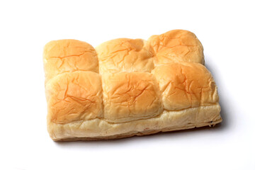 Roti sobek or torn bread with various fillings, perfect for breakfast. isolated on white background