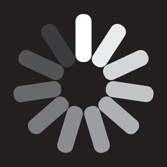 Loading icons. Load. load vector icons, isolated. Loading vector icon. Vector illustration