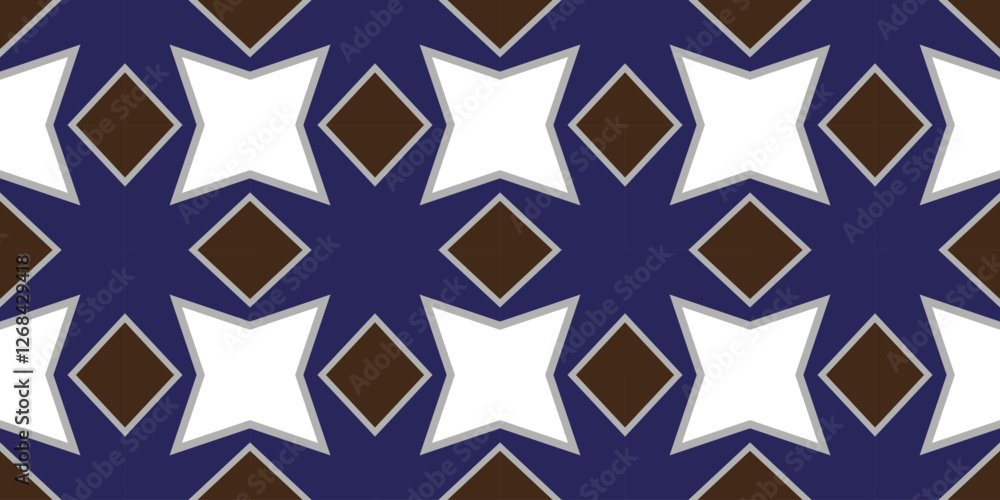 Poster abstract background with geometric shapes, seamless pattern.