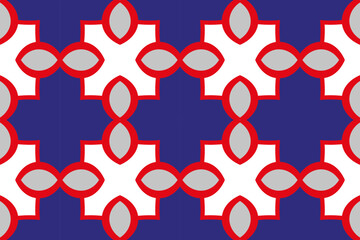 Obraz premium Seamless Geometric Vector Pattern