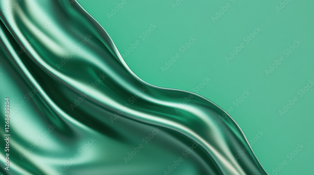 Poster minimalistic background, emerald green background with a smooth texture, high fidelity, suitable for