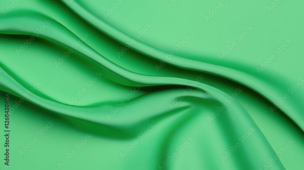 Poster minimalistic background, rich emerald green background with a smooth texture, ideal for design and c