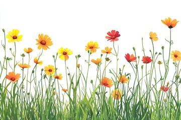 Summer meadow beautiful