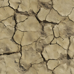 dry cracked soil