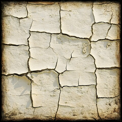old cracked wall