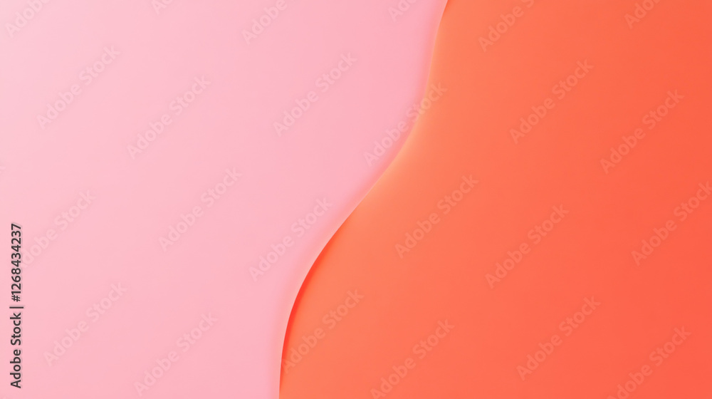Poster minimalistic background, a high-fidelity sunset-inspired solid background image with soft blending t