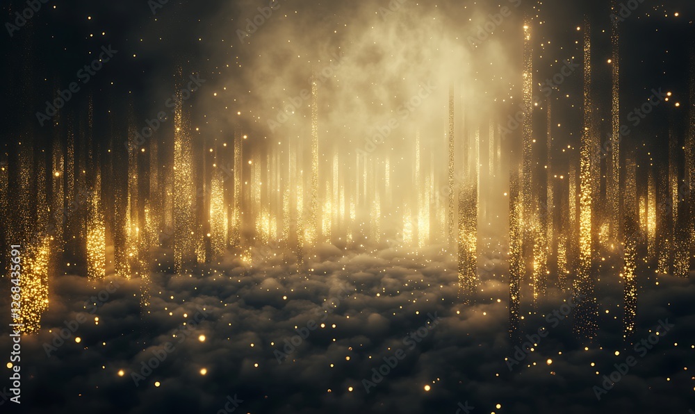 Poster a stunning image of a divine metropolis crafted from shimmering materials, perfect for various creat