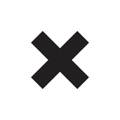 image of a cross sign icon logo vector design