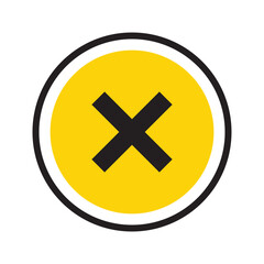 image of a cross sign icon logo vector design