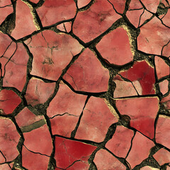 dry cracked soil