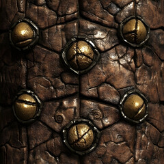 old rusty metal plate