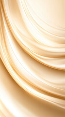 Smooth elegant curved forms in neutral beige background