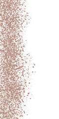 Rose Gold Splatter on Transparent Background – Abstract Paint Texture