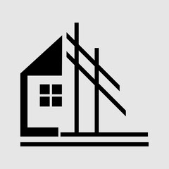sketch of house