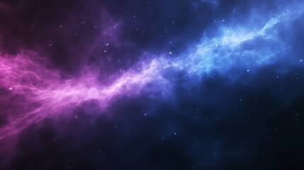 A stunning cosmic display featuring radiant light streaks in deep space.