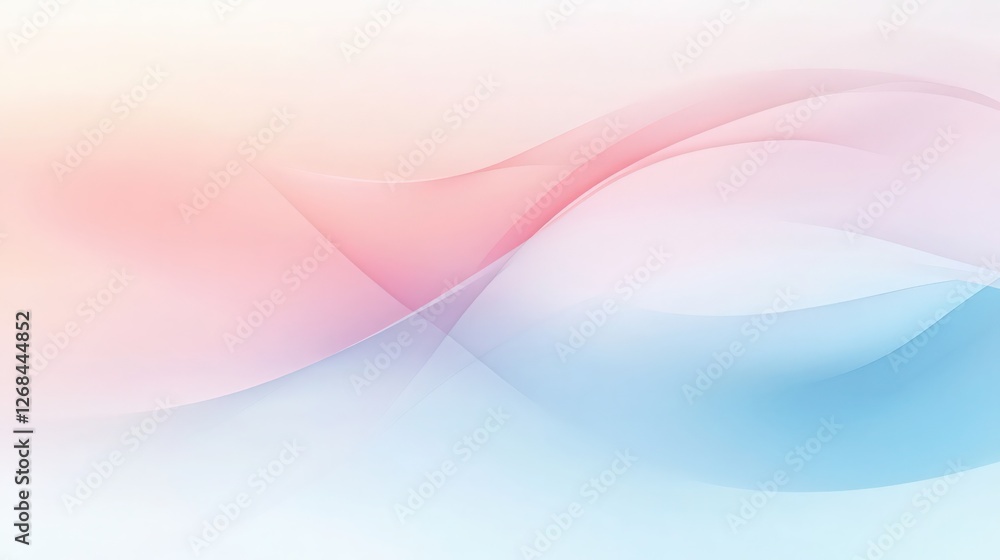 Poster elegant abstract background with soft pastel colors and flowing lines