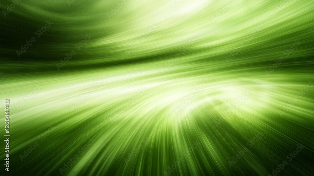 Poster a vibrant green backdrop features swirling textures and gradients that evoke a sense of energy and m
