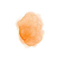 a orange watercolor.