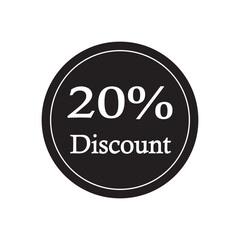 image of discount writing logo vector design icon, this image can be used for making logos, banners and others