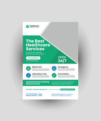 Medical Flyer Template, Healthcare flyer design