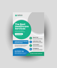 Medical Flyer Template, Healthcare flyer design