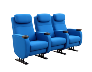 Luxury Blue Cinema Seats: Modern Movie Theater Seating