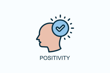 Positivity Icon Or Logo Isolated Illustration