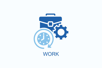 Work Icon Or Logo Isolated Illustration