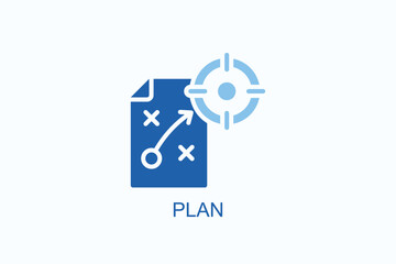 Plan Icon Or Logo Isolated Illustration