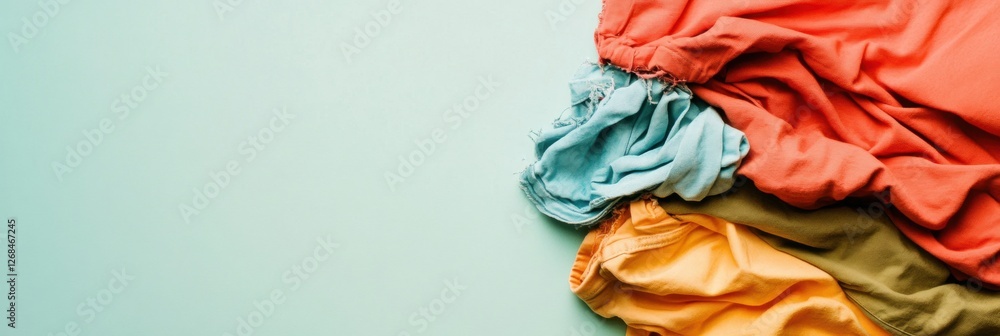 Aufkleber freshly laundered clothes versus dirty garments illustrate the importance of cleanliness in laundry 